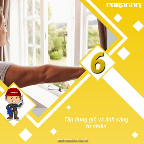 Tận dụng gió và ánh sáng