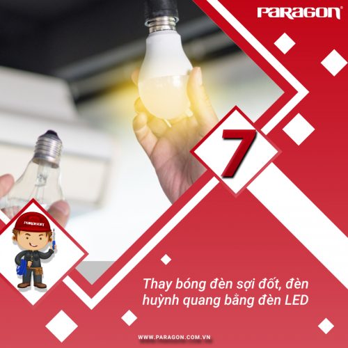 Thay bóng đèn LED