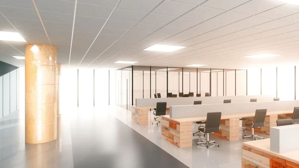 LED Panel và Máng đén phản quang : Sự khác biệt và ứng dụng trong chiếu sáng văn phòng