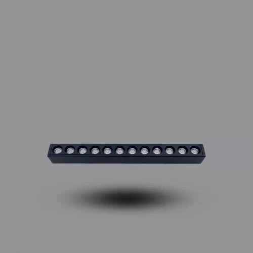 Đèn ray nam châm gắn nổi spotlight 12W PUMS12L