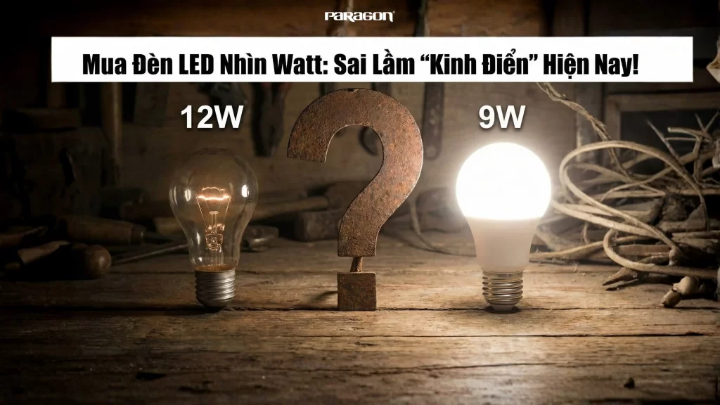 Mua Đèn LED Nhìn Watt: Sai Lầm “Kinh Điển” Hiện Nay!