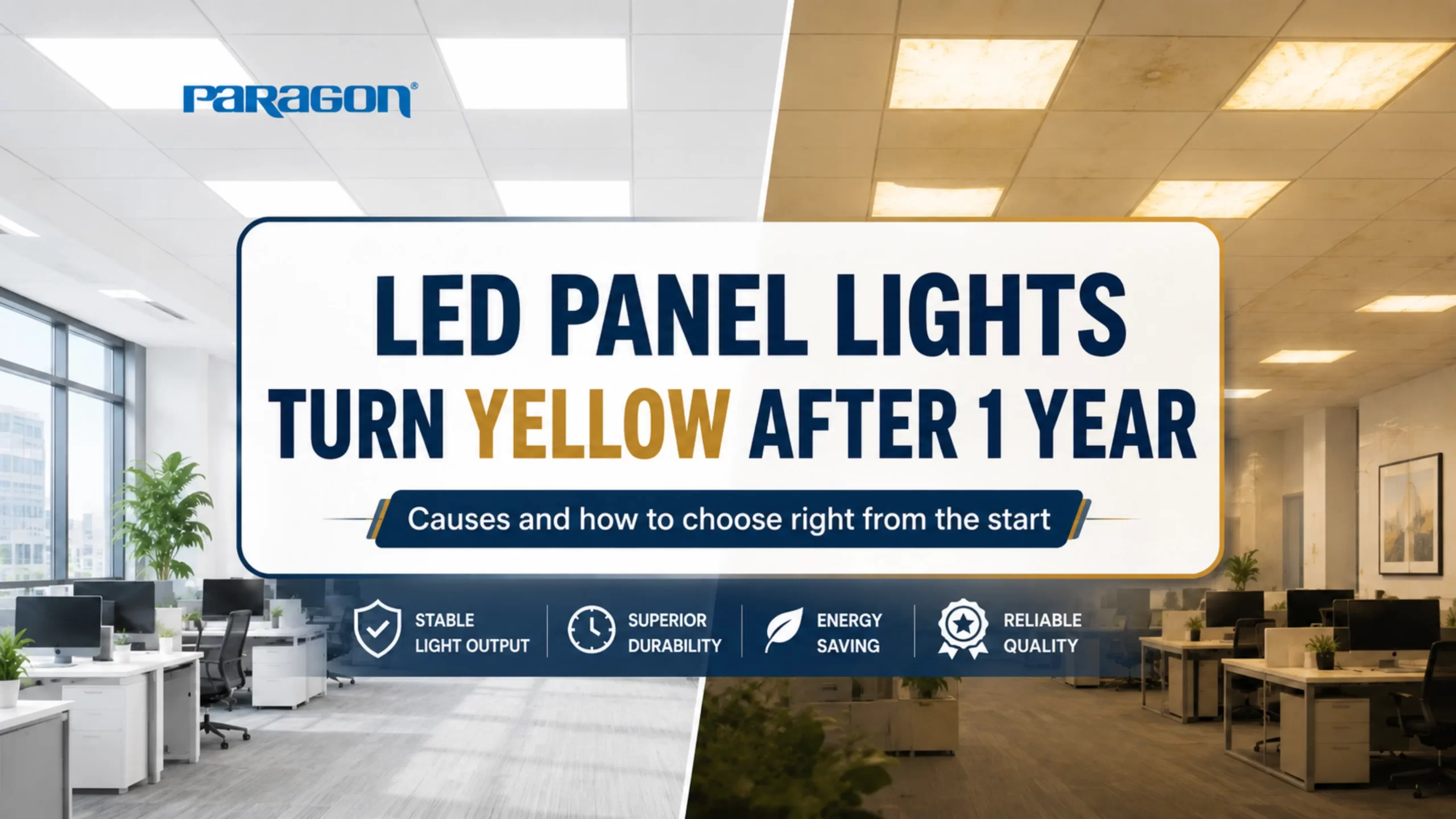 LED Panel Lights Turning Yellow: Causes & Solutions